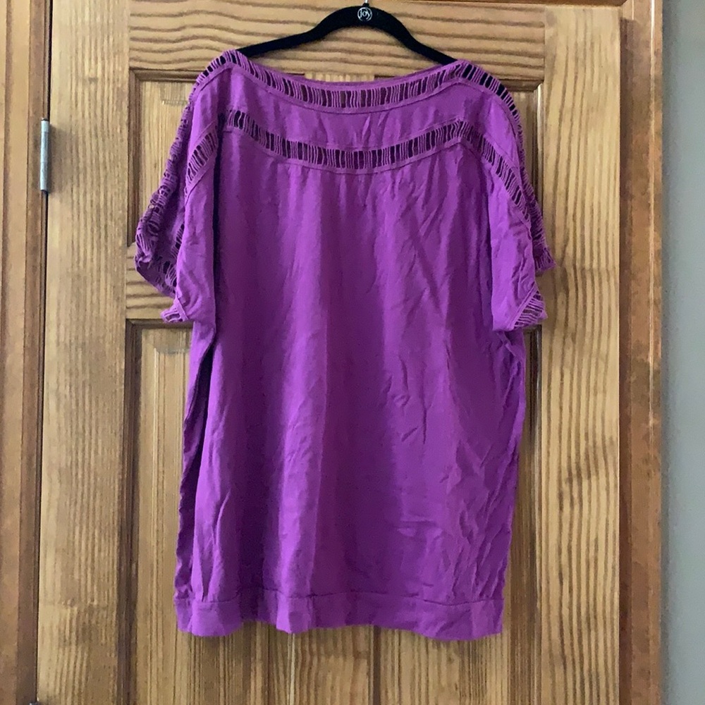 Purple Roamans short sleeve tee
